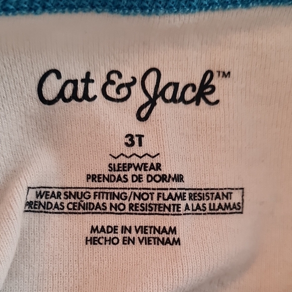 Cat & Jack White Pajamas with Rainbow Design, Crayons, Unisex 3T GUC, Cute Set!! - Picture 2 of 7